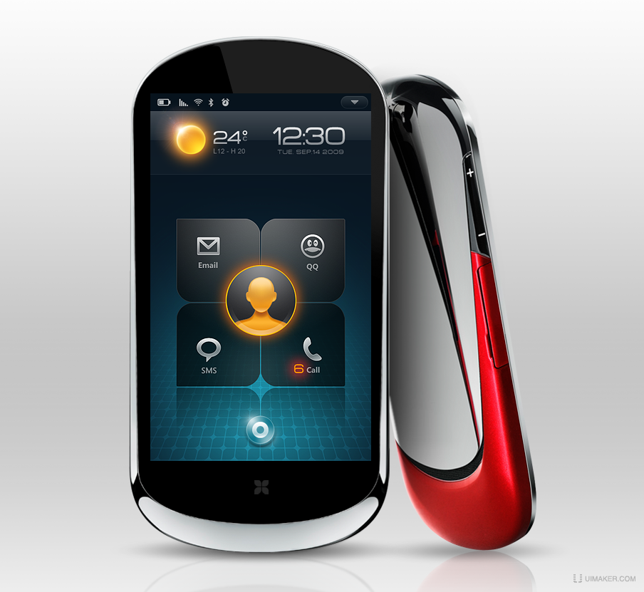 经典UI设计作品-lephone手机界面