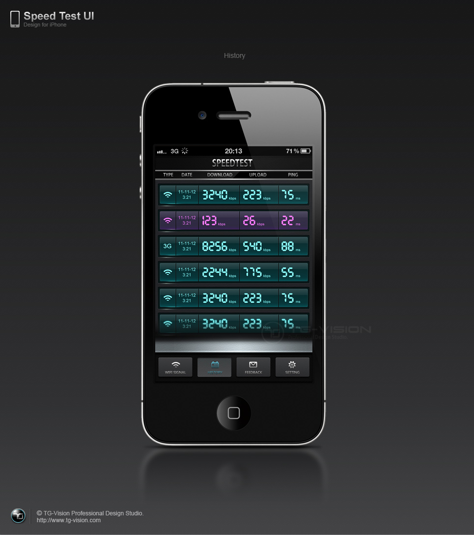 iPhone UI