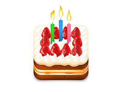 生日蛋糕图标icon