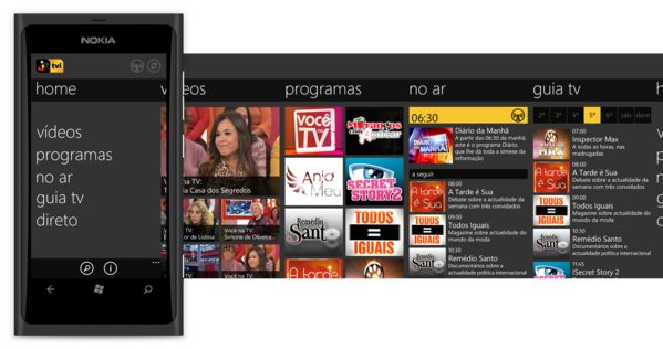TVI WP7应用界面设计