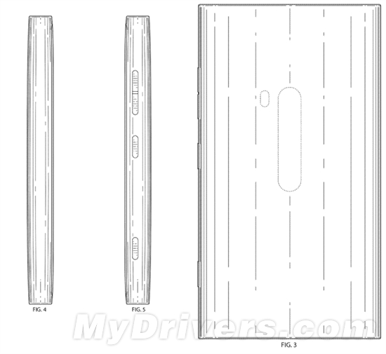 专利图泄露：看诺基亚WP8外观有哪些变化