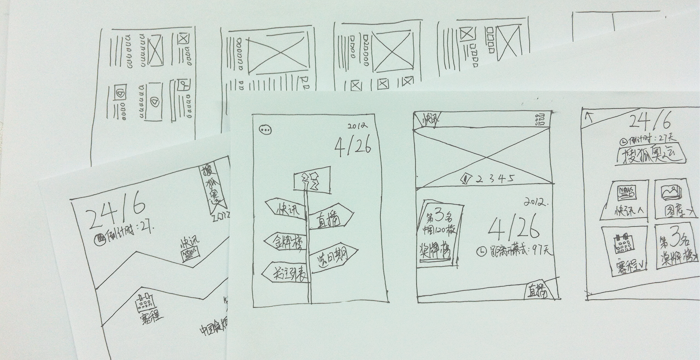 手绘原型、风格探索-2