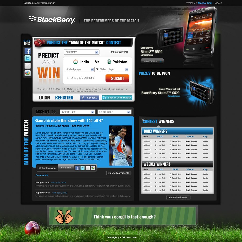 黑莓手机网页界面设计 02