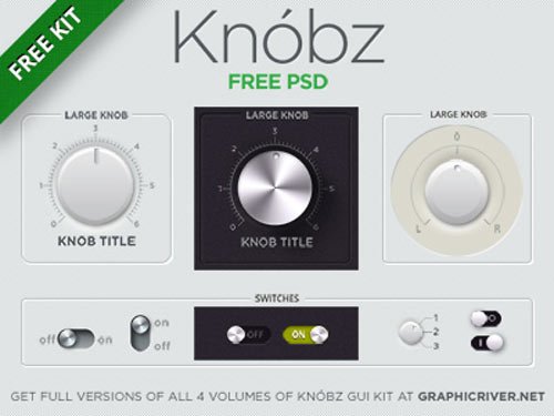 knobz free psd