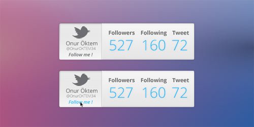 twiter toolbar psd