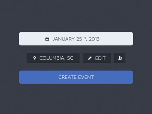 event creation psd