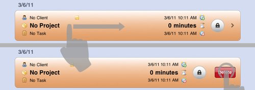 滑动-删除 例图