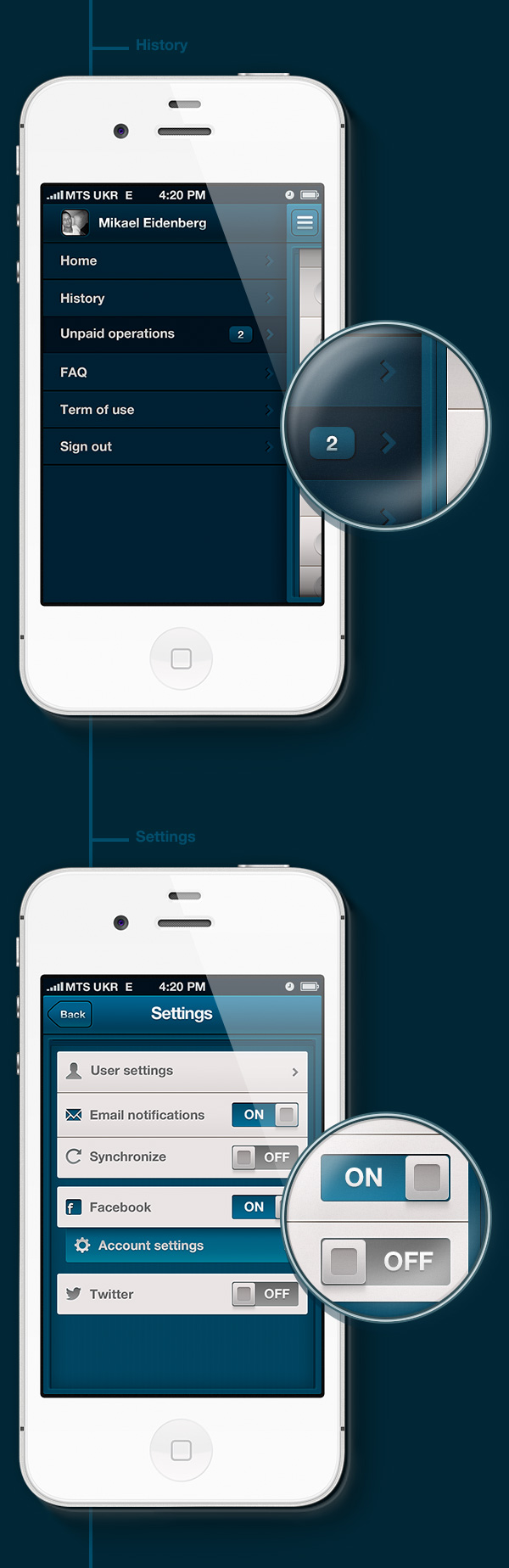 Checkpay App应用手机界面设计