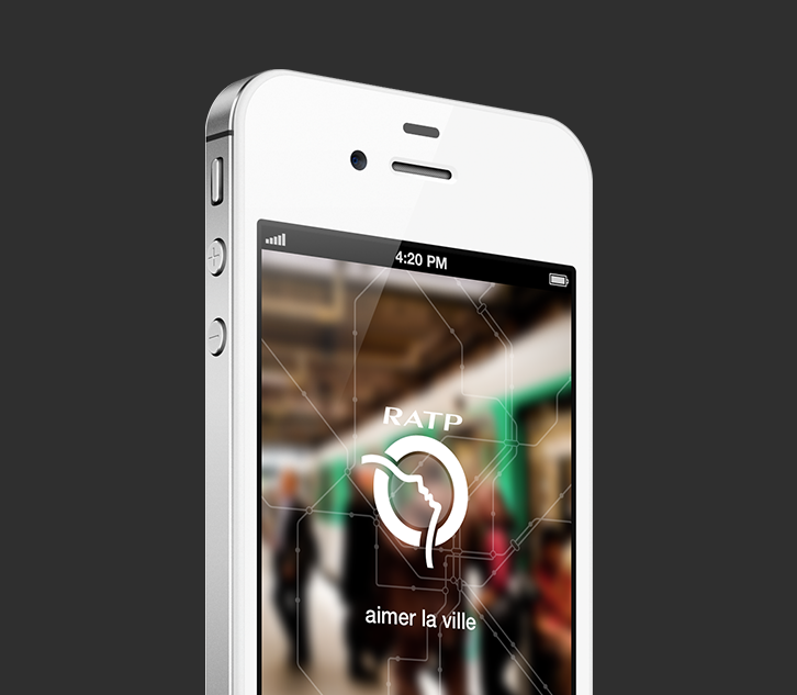 RATP iPhone App手机界面设计