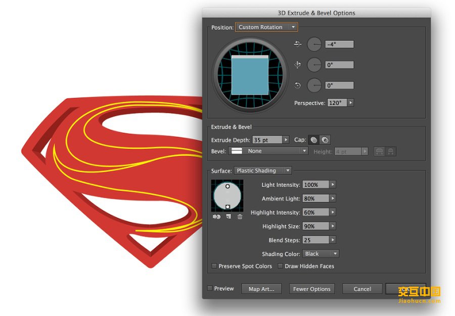 Illustrator结合Photoshop绘制一枚电影ICON图标设计教程 04