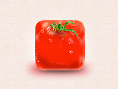 西红柿icon图标设计
