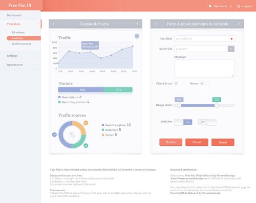 Flat Icons and Web Elements for UI Design-25