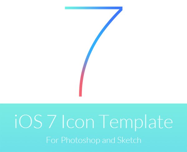 1.iOS7应用图标模板(PSD，用于Photoshop和Sketch)