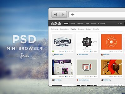素材-82个免费Dribbble UI界面素材源文件下载(oi22.com)