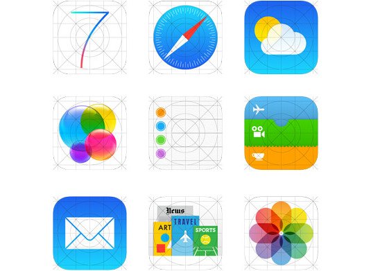 关于iOS7图标设计：七条黄金法则
