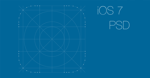 iOS7 图标模板用于轻松创建iOS7风格的主题