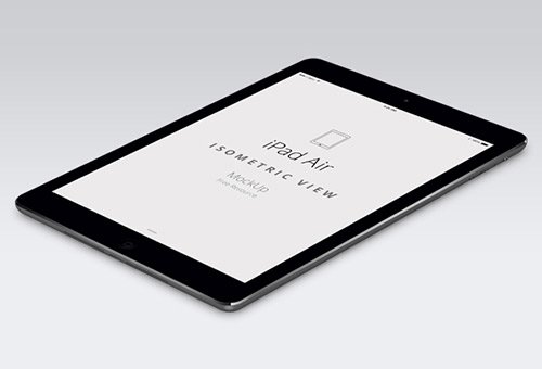 instantShift - Beautiful iPad Mockup PSD Designs