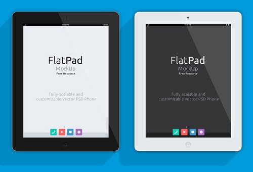 instantShift - Beautiful iPad Mockup PSD Designs