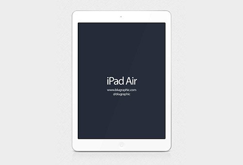 instantShift - Beautiful iPad Mockup PSD Designs