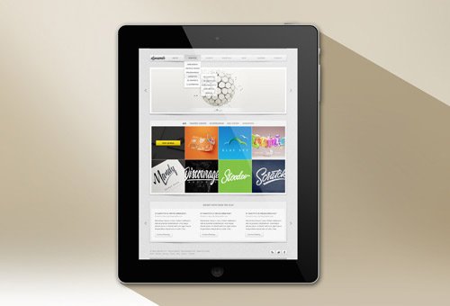 instantShift - Beautiful iPad Mockup PSD Designs