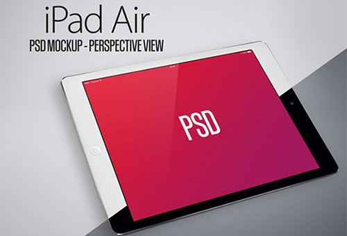 instantShift - Beautiful iPad Mockup PSD Designs