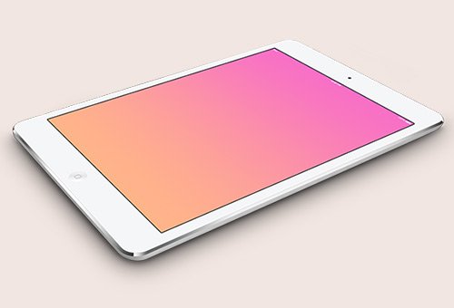 instantShift - Beautiful iPad Mockup PSD Designs