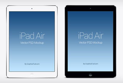 instantShift - Beautiful iPad Mockup PSD Designs