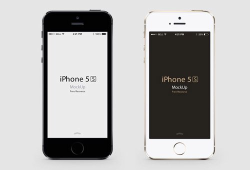 instantShift - Beautiful iPhone Mockup PSD Designs