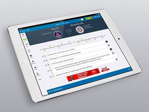 soccer ipad app interface ui design ui设计 界面设计
