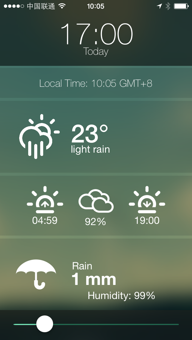 晴耕雨读：天气类iPhone App设计欣赏