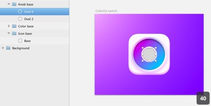 设计师新宠！教你利用sketch创建彩色开关（下）