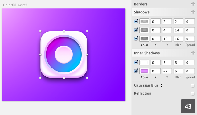 设计师新宠！教你利用sketch创建彩色开关（下）