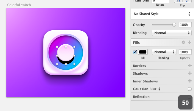 设计师新宠！教你利用sketch创建彩色开关（下）