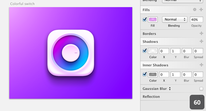 设计师新宠！教你利用sketch创建彩色开关（下）