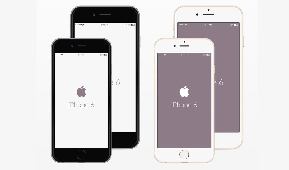 iPhone 6 &iPhone6 plus免费模版下载