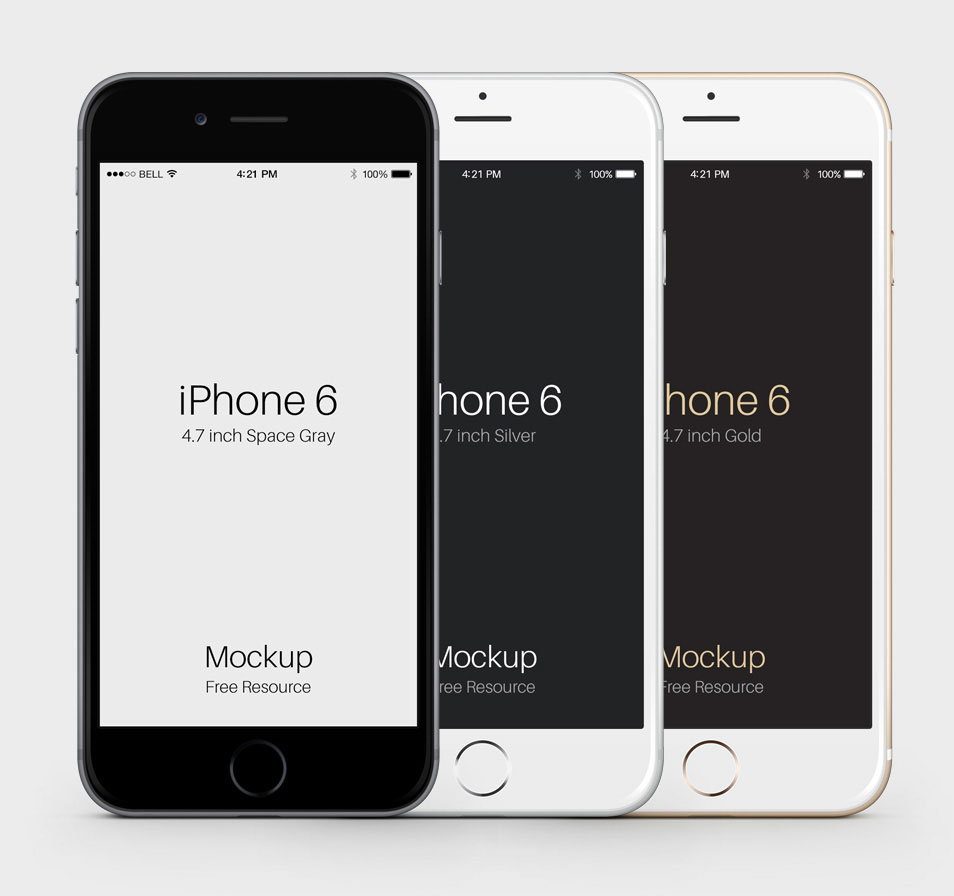 iPhone 6 &iPhone6 plus免费模版下载