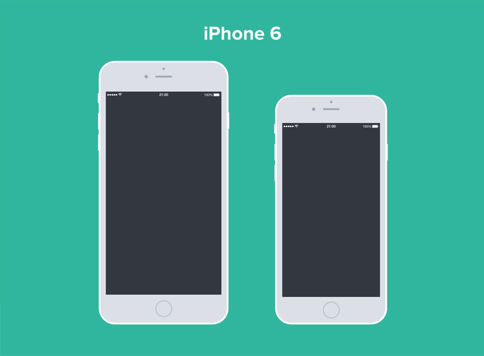 iPhone 6 &iPhone6 plus免费模版下载