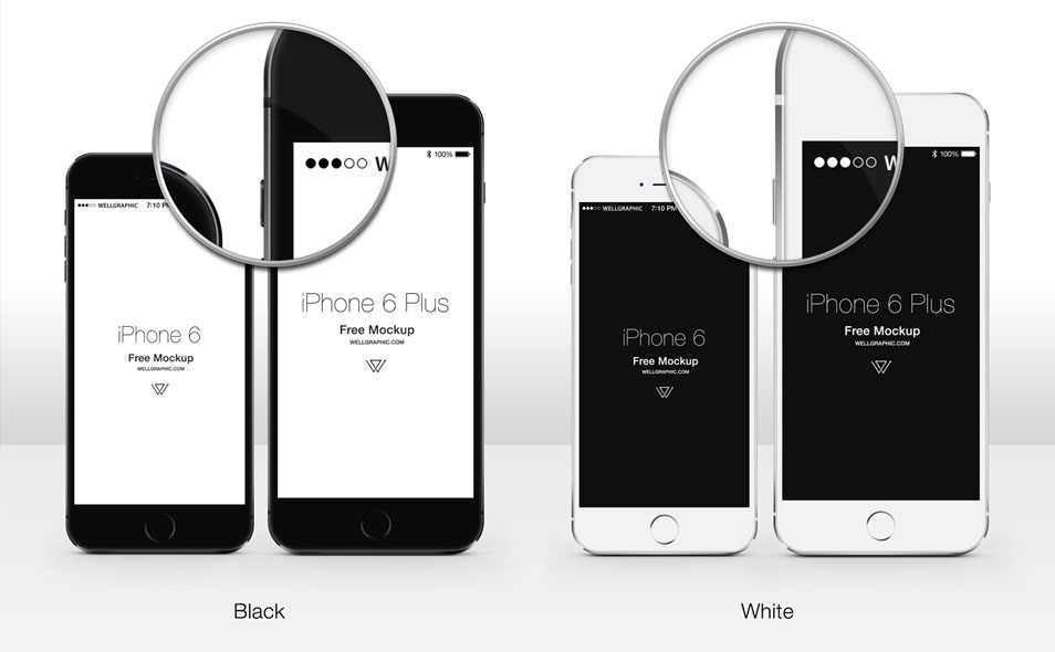 iPhone 6 &iPhone6 plus免费模版下载