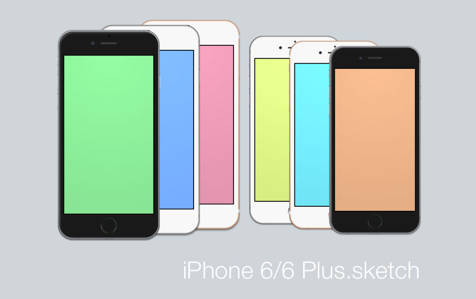 iPhone 6 &iPhone6 plus免费模版下载