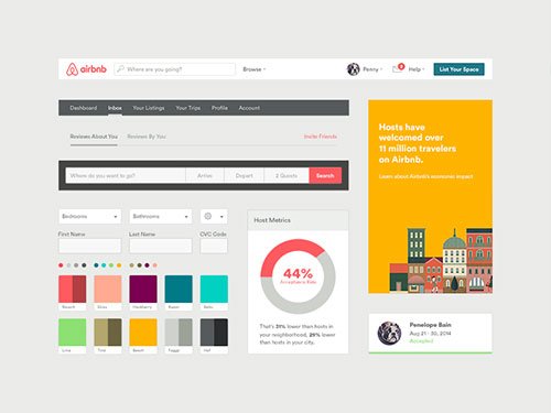 Airbnb UI Toolkit by Derek Bradley