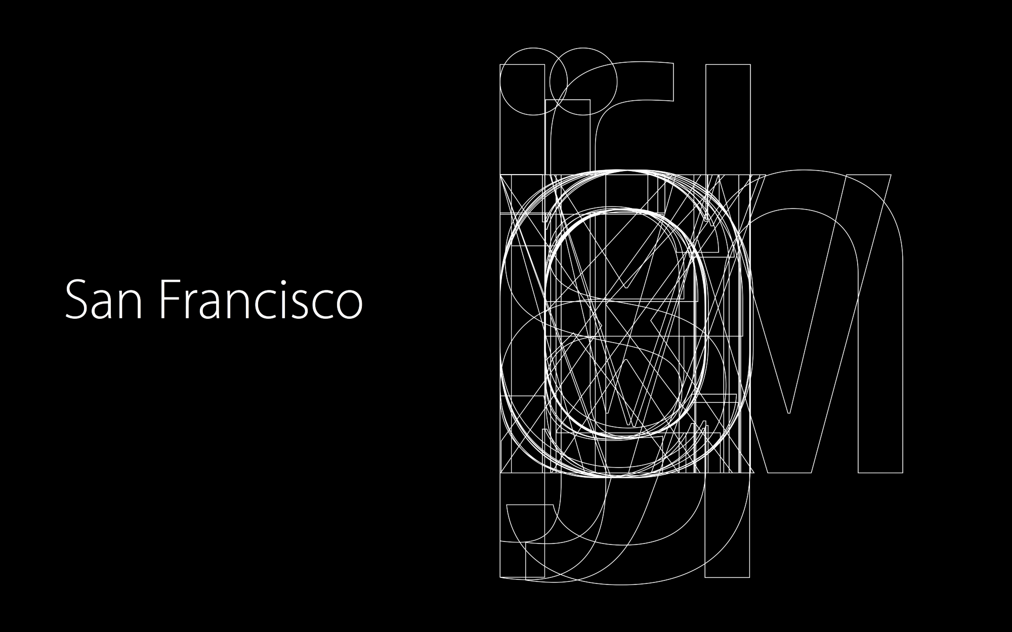 苹果iOS 9旧金山字体