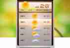 天气服务生Android手机界面设计