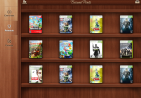 iPad Shelf木质书架界面设计