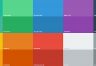 扁平化设计配色参考网站:FLATUICOLORS