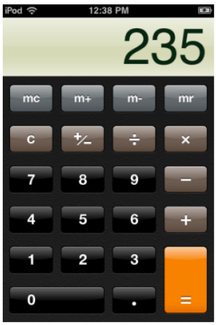 iPhone Calculator