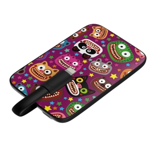 黑鱼巧克力iPhone5s/6/6s/7专用超薄移动电源创意小怪兽充电宝