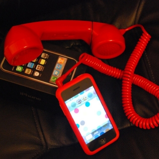 YUBZ复古电话听筒 防辐射 iPhone苹果手机配件耳机 潮