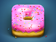 甜甜圈Donut iOS ICON