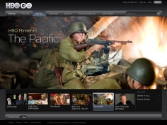 HBO Go – ipad平板app界面设计
