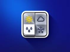 'Weather On' iPhone App Icon